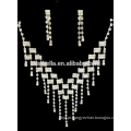 Últimos colar designs nupcial colar conjunto jóias de fantasia dama de honra nupcial da China